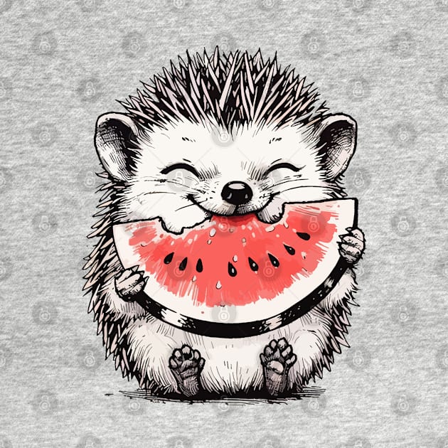 Blissful Hedgehog Delight by T-Shirt Paradise